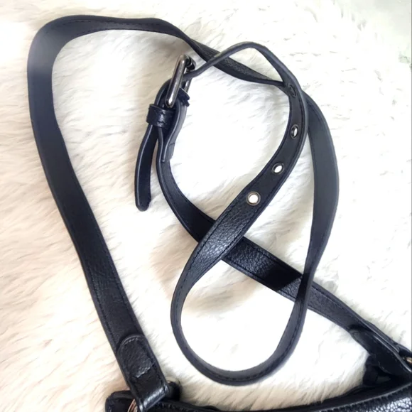 CLEMENTS RIBEIRO Black Leather Crossbody - Picture 7 of 13